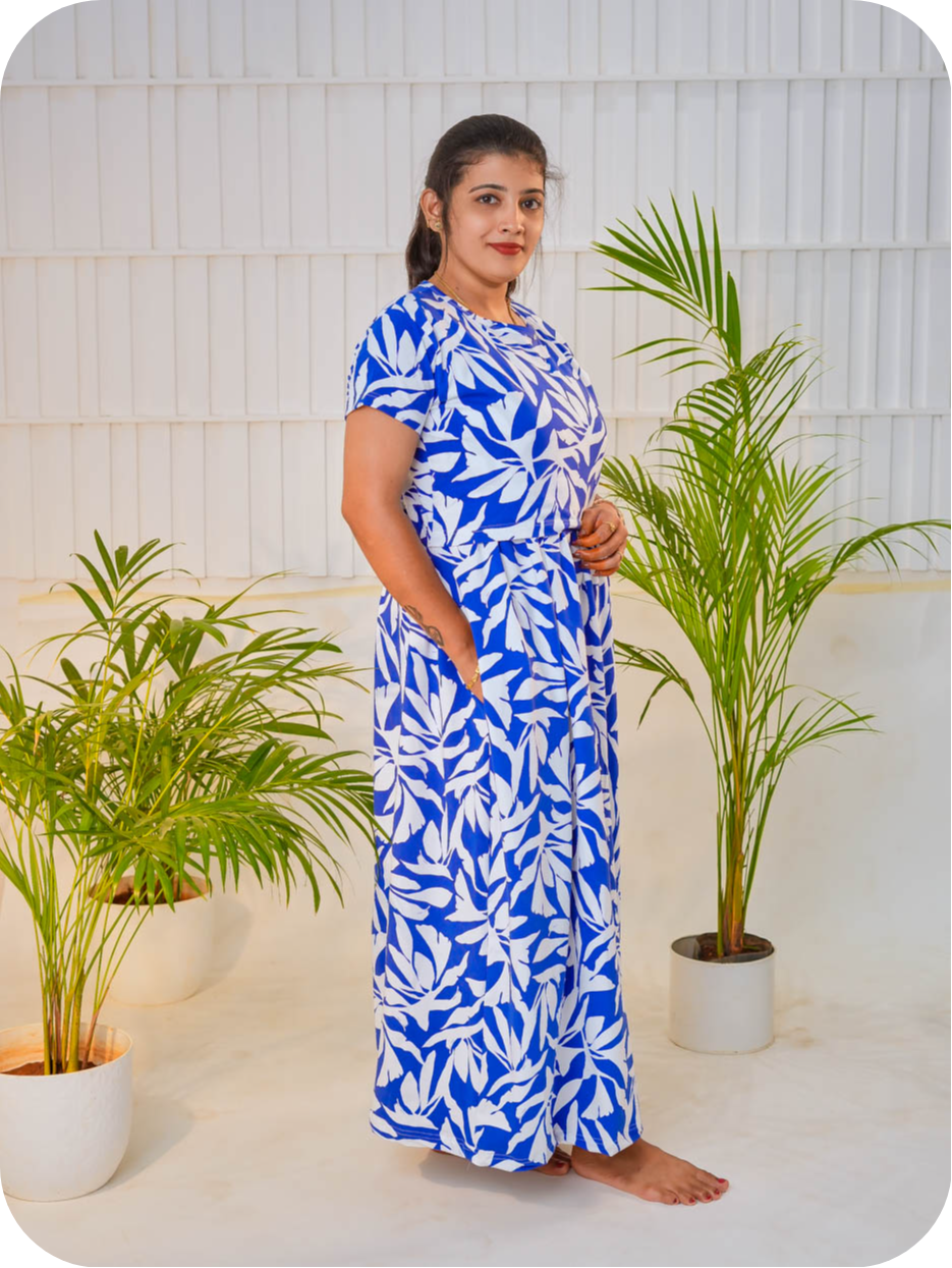 Vaishnavi premium zipless maternity lounge wear