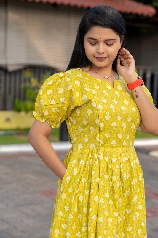 Tamizh premium cotton maternity kurti