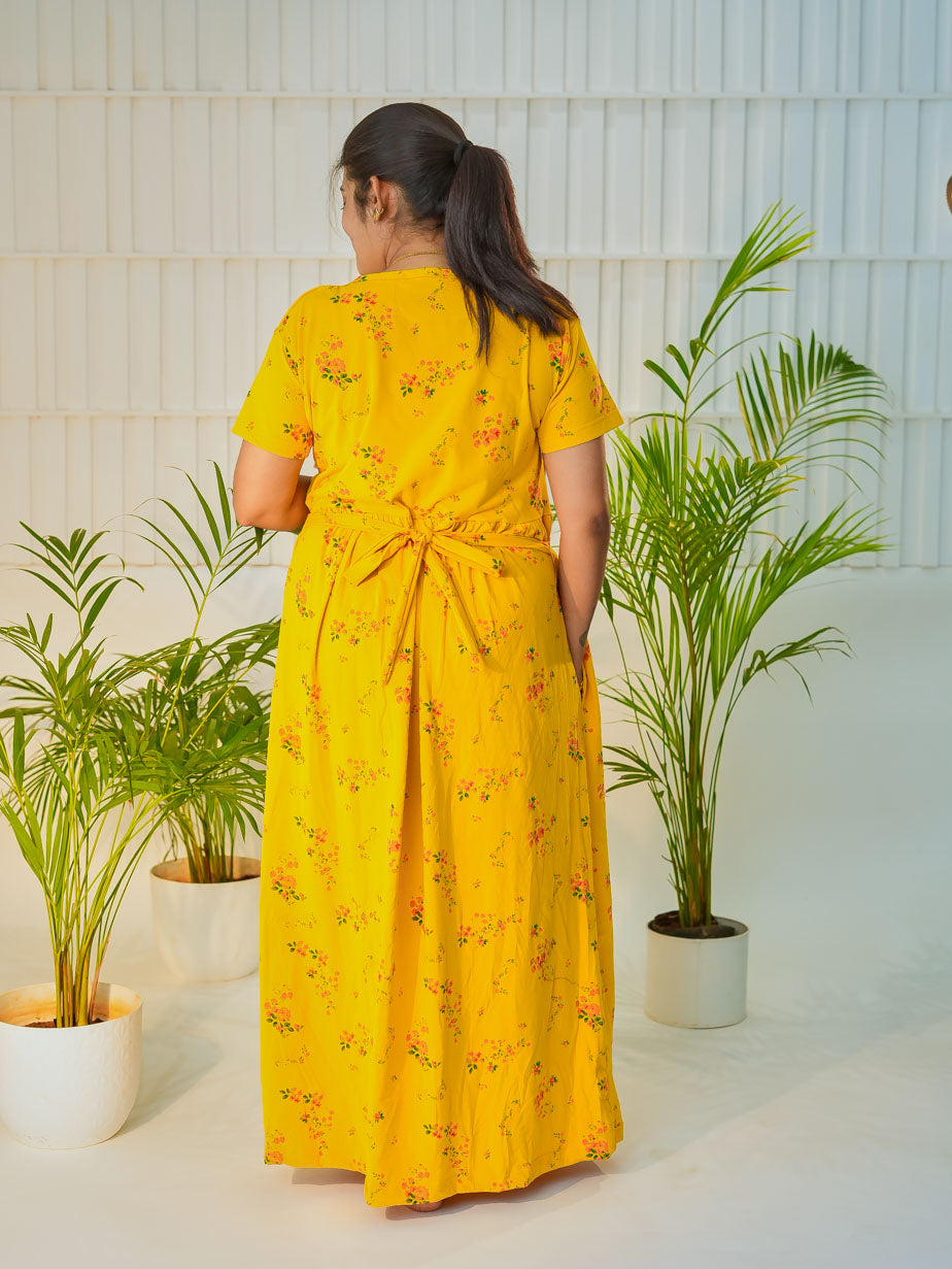 Poovizhi Premium Zipless Maternity Lounge wear