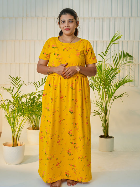 Poovizhi Premium Zipless Maternity Lounge wear