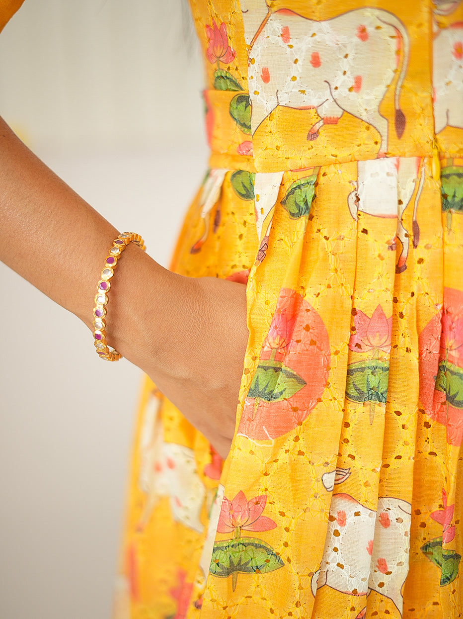 Amrudha Premium soft Hakoba Maternity kurtis