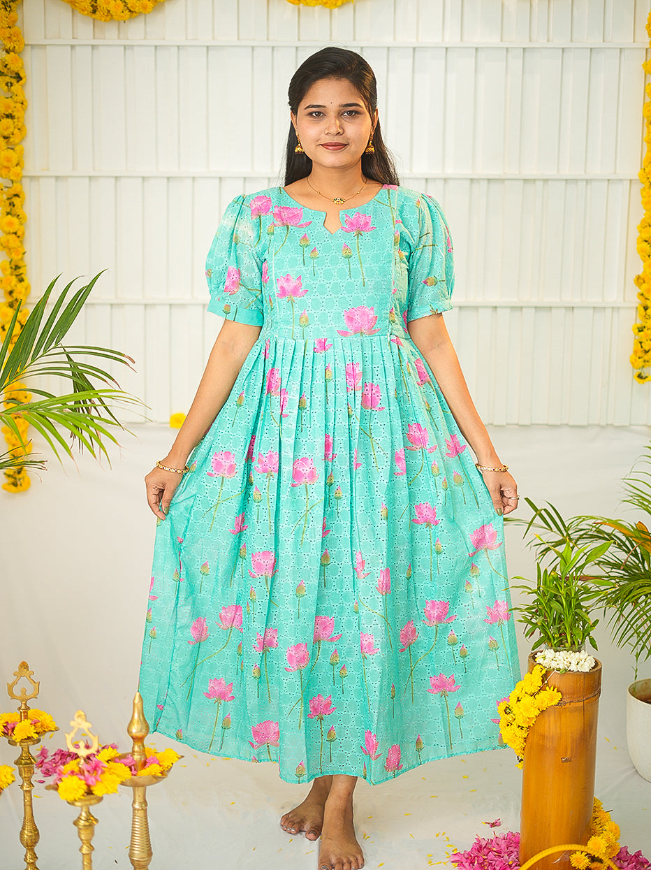 Leela Premium soft Hakoba Maternity kurtis