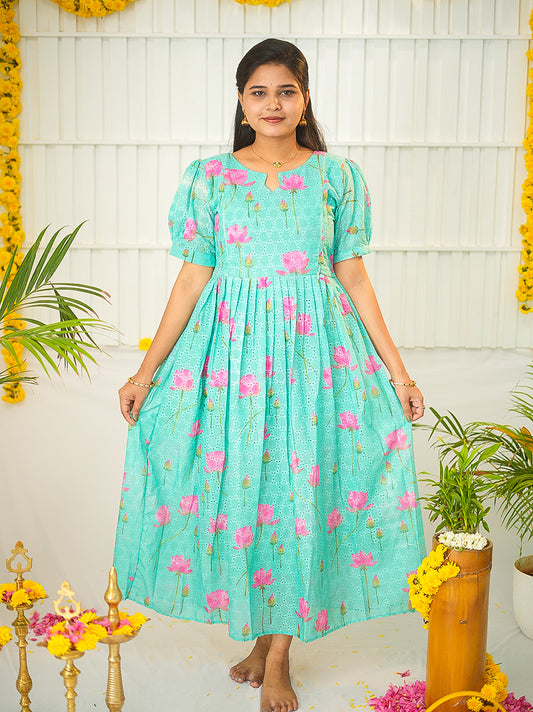 Leela Premium soft Hakoba Maternity kurtis