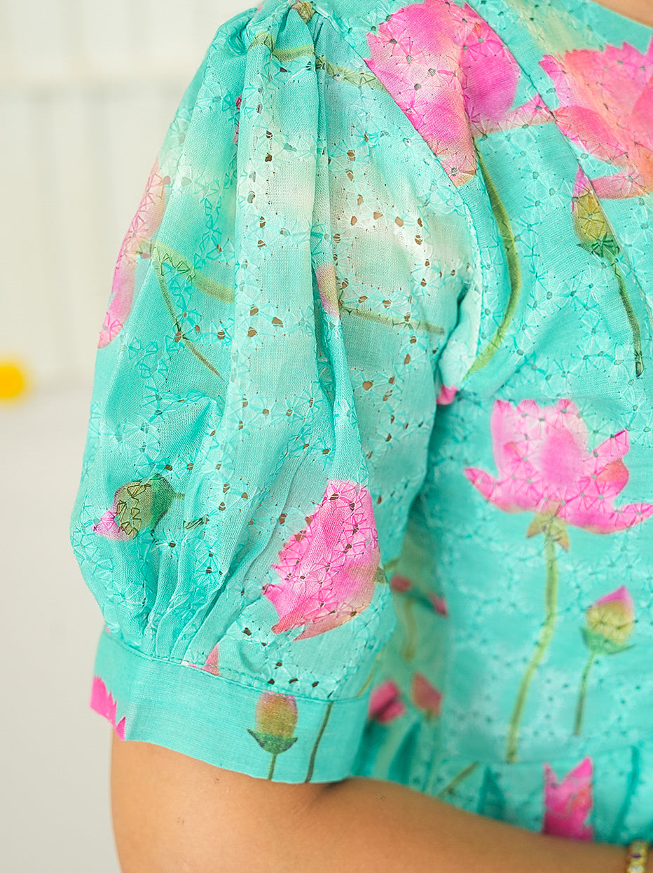 Leela Premium soft Hakoba Maternity kurtis
