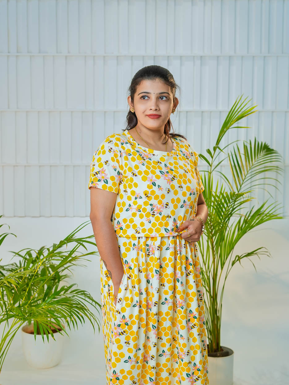 Malarvizhi Premium Zipless Maternity Loungewear