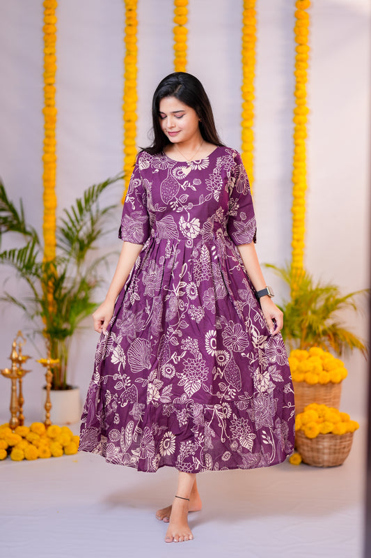 Magizh 1 premium cotton maternity kurti