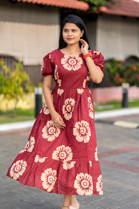 Adhulya 3 premium cotton maternity kurti