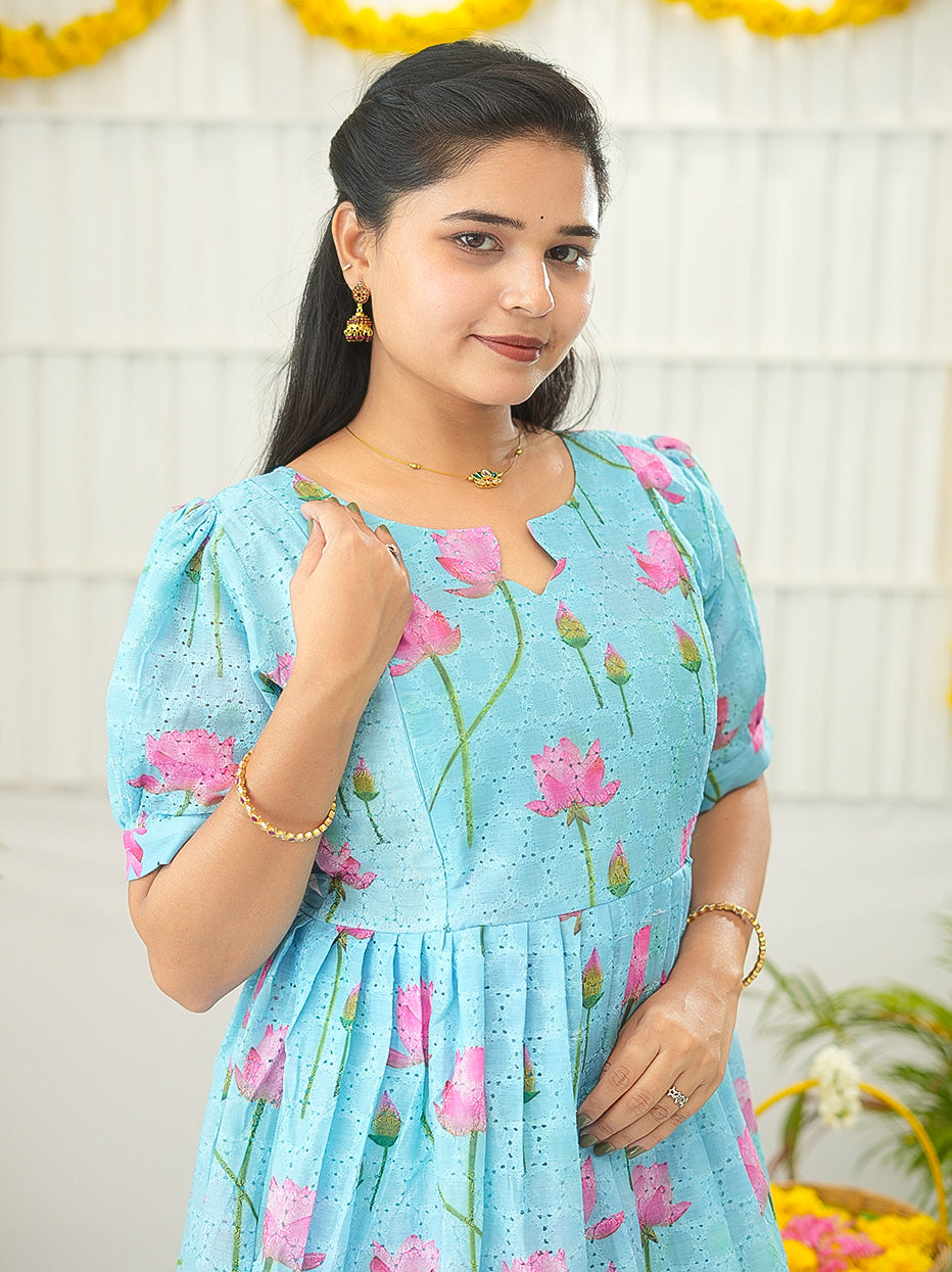 Sailu Premium soft Hakoba Maternity kurtis