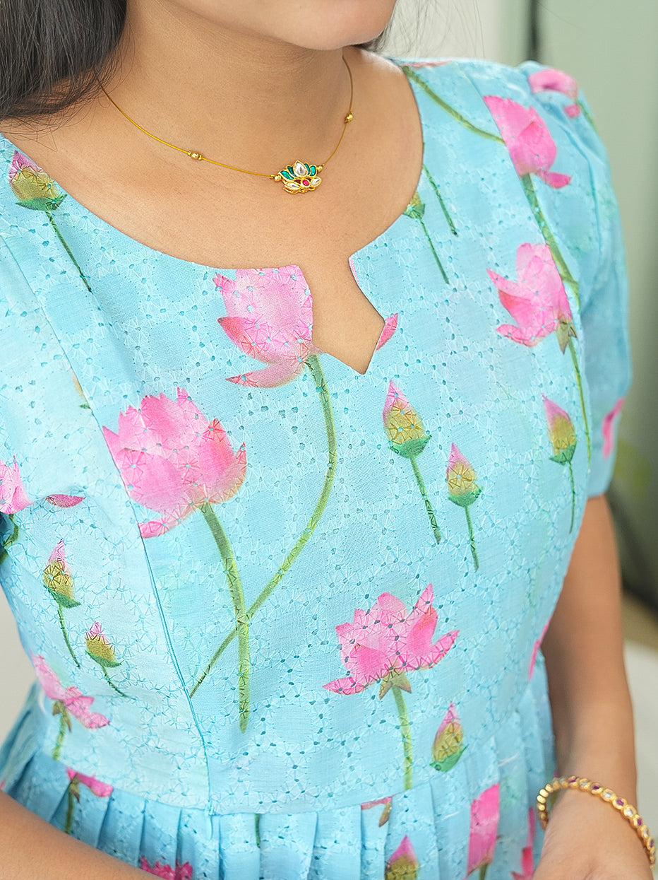 Sailu Premium soft Hakoba Maternity kurtis