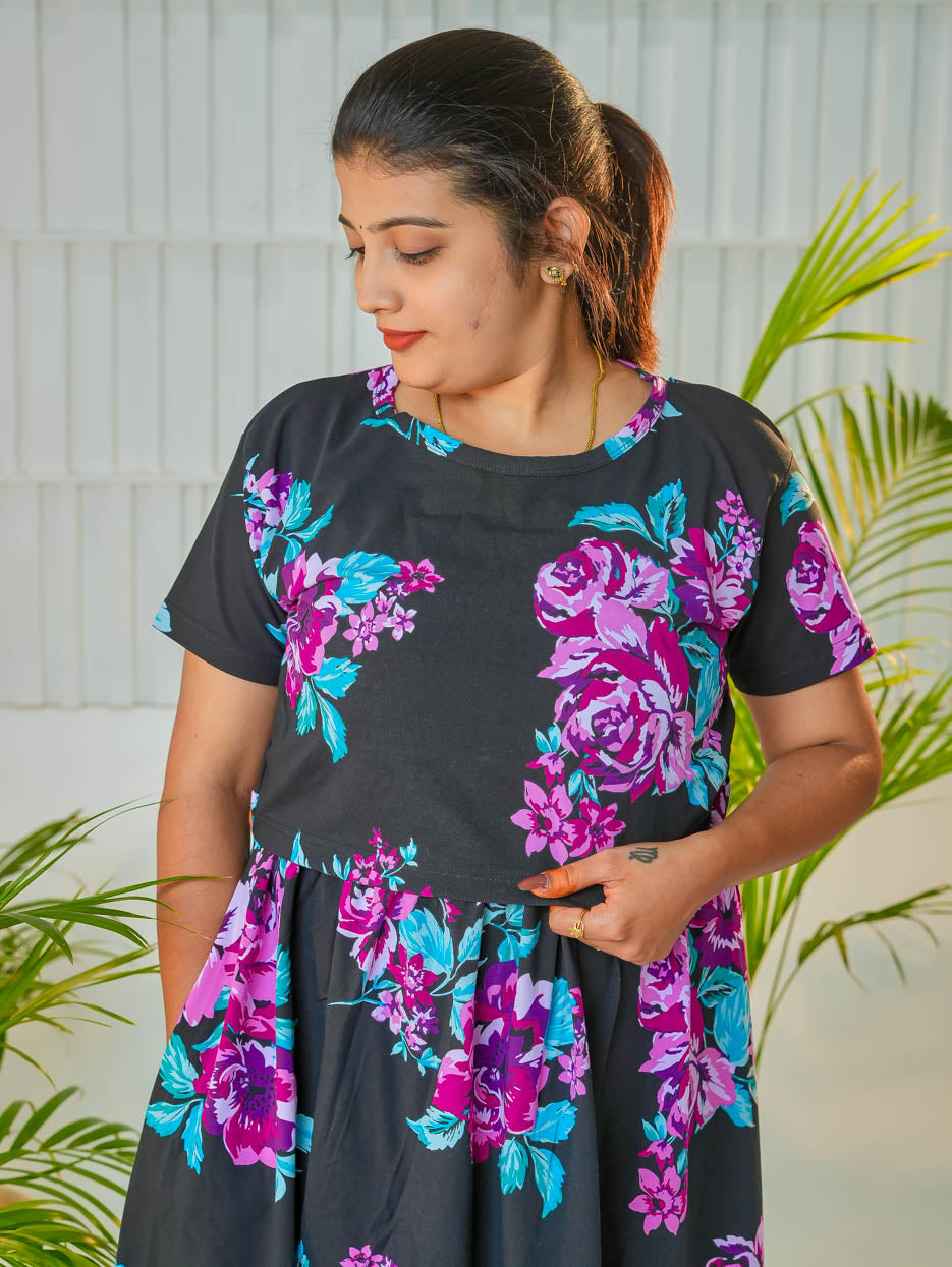 Abarna premium zipless maternity lounge wear