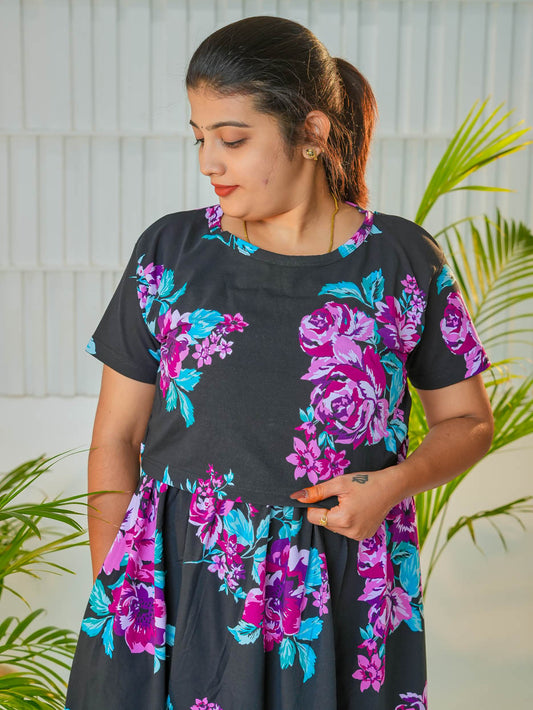 Abarna premium zipless maternity lounge wear