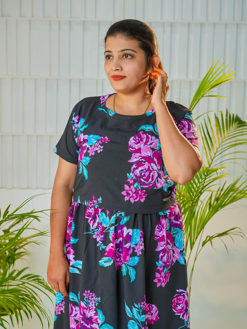 Abarna premium zipless maternity lounge wear