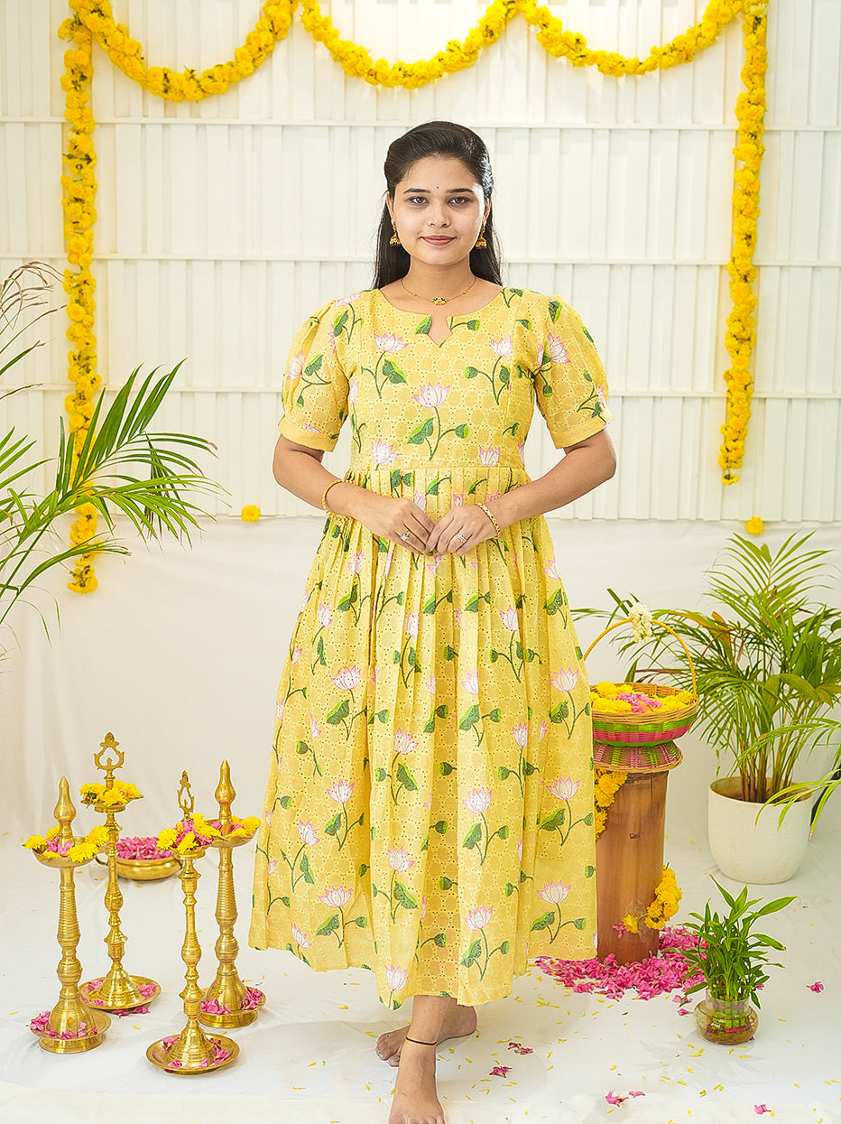 Vani Premium soft Hakoba Maternity kurtis