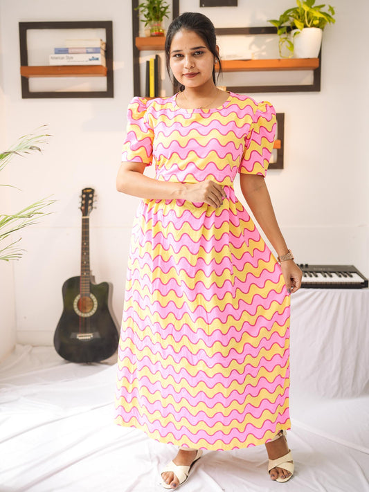 Pinky premium Zipless Maternity lounge wear