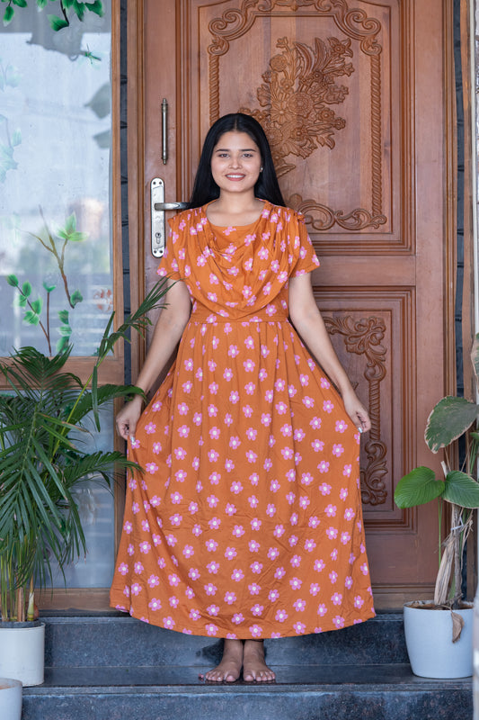 Suhana 5 premium shawl type maternity lounge wear