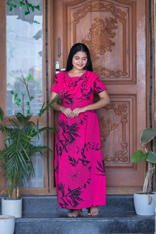 Suhana 3 premium shawl type maternity lounge wear