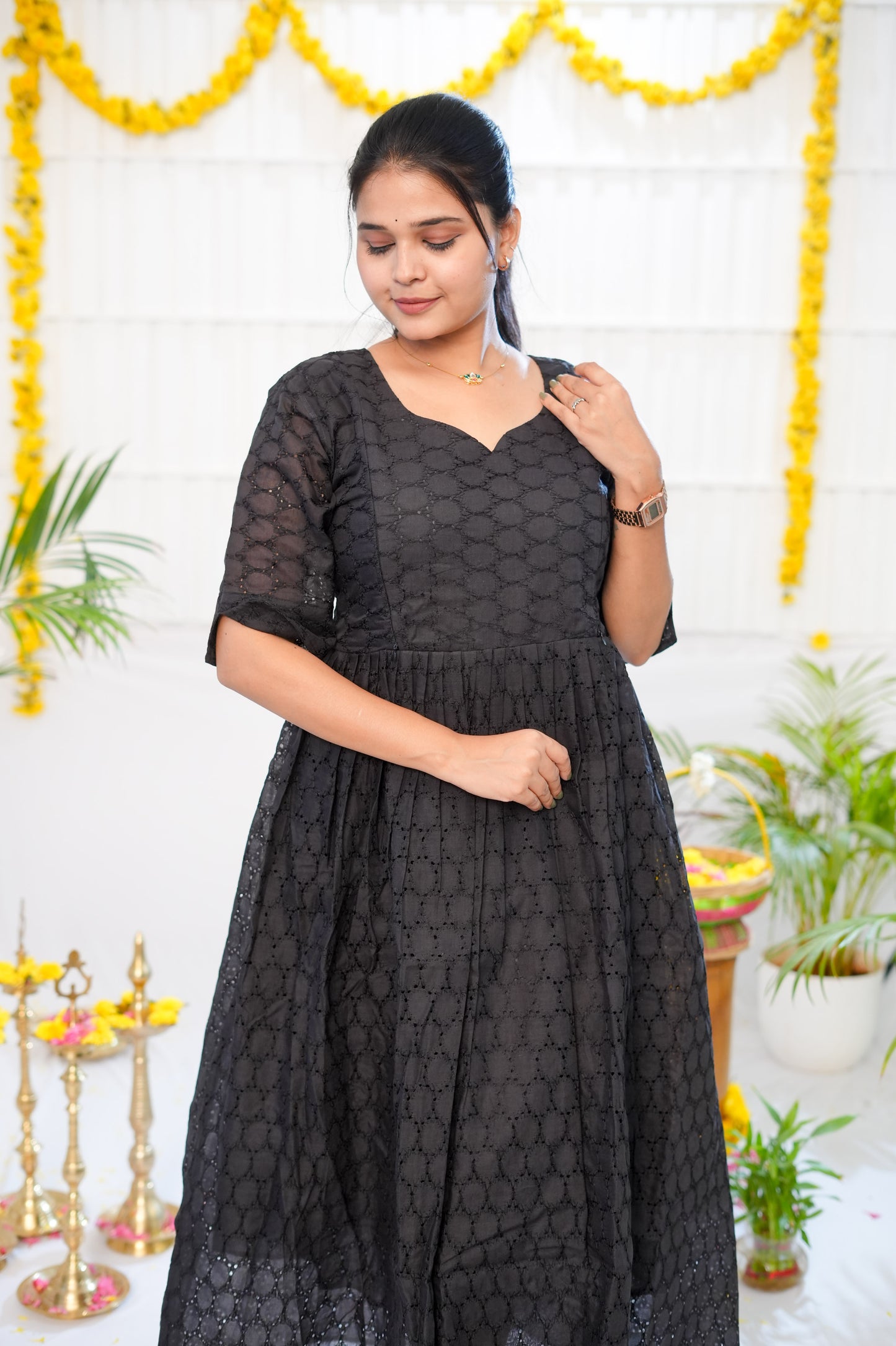 Kushi premium Soft Hakoba Maternity kurtis