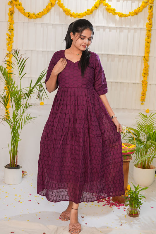 Purna premium Soft Hakoba Maternity kurtis