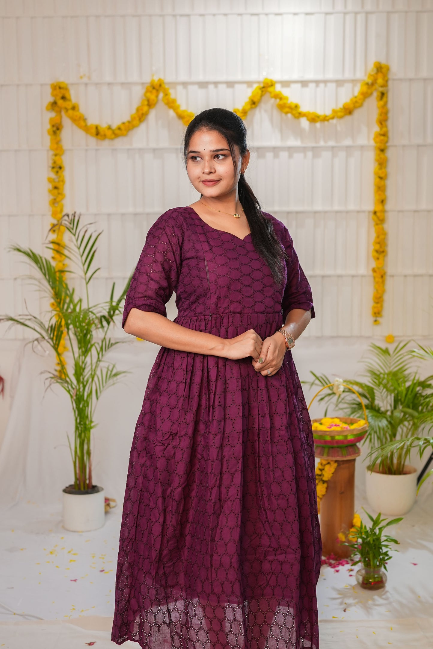 Purna premium Soft Hakoba Maternity kurtis