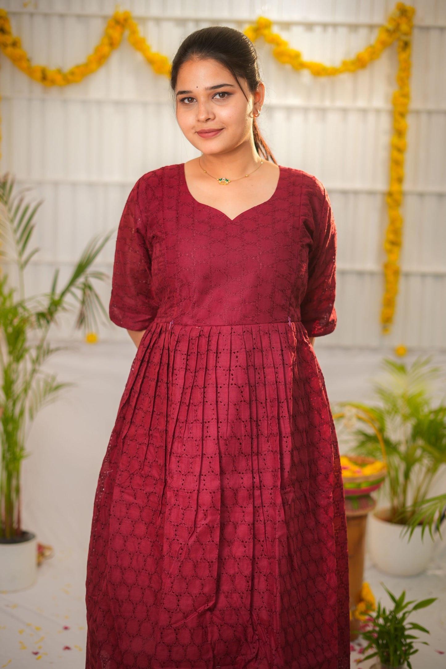 Aaradhya  premium Soft Hakoba Maternity kurtis