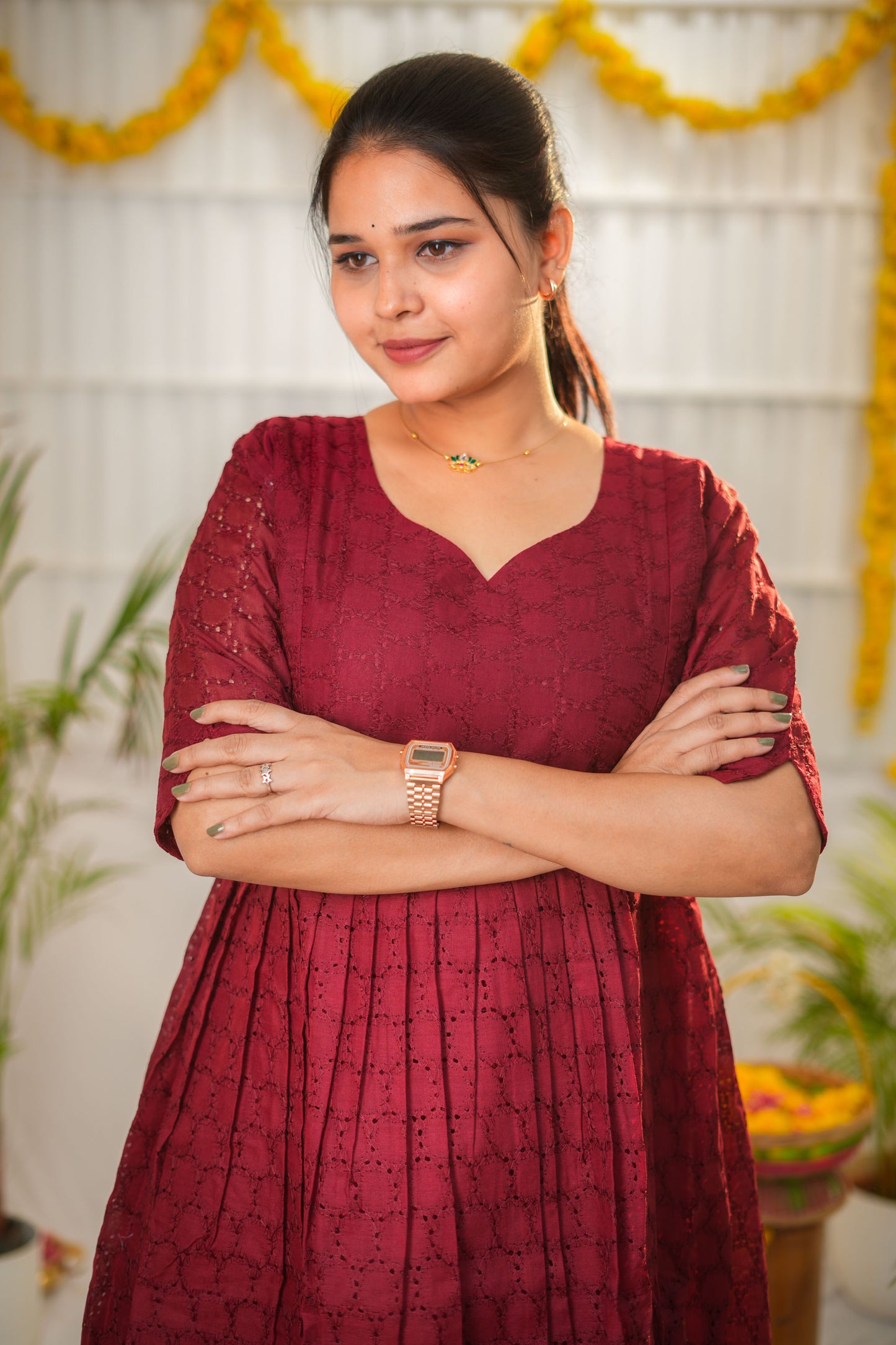 Aaradhya  premium Soft Hakoba Maternity kurtis