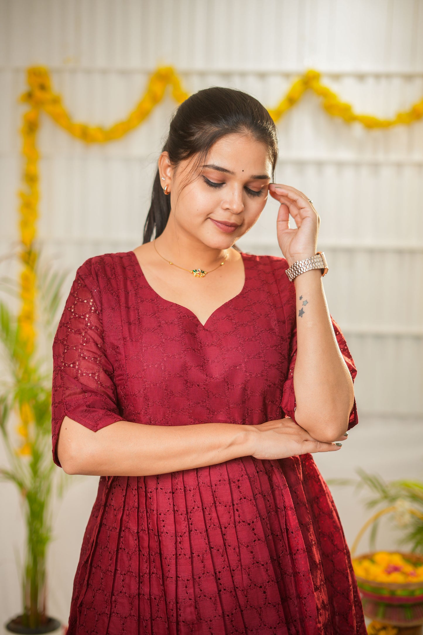 Aaradhya  premium Soft Hakoba Maternity kurtis