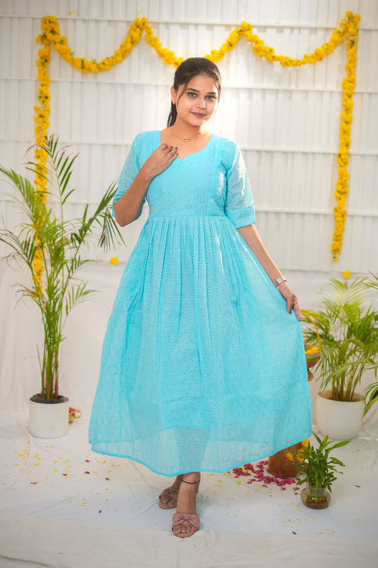 Jasmine  premium Soft Hakoba Maternity kurtis