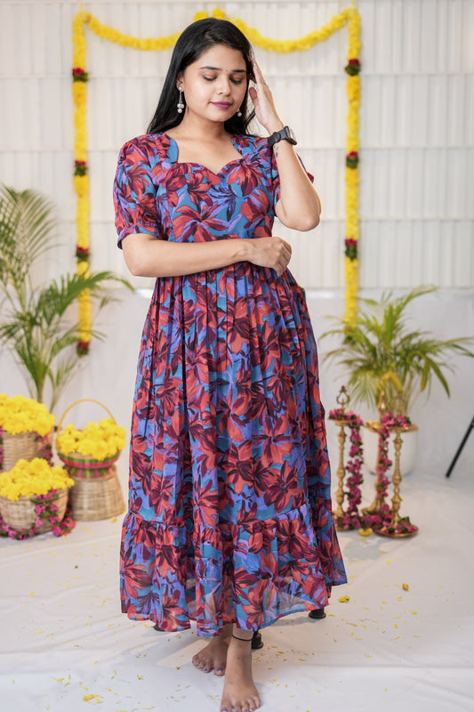 Naina maternity premium georgette kurthis