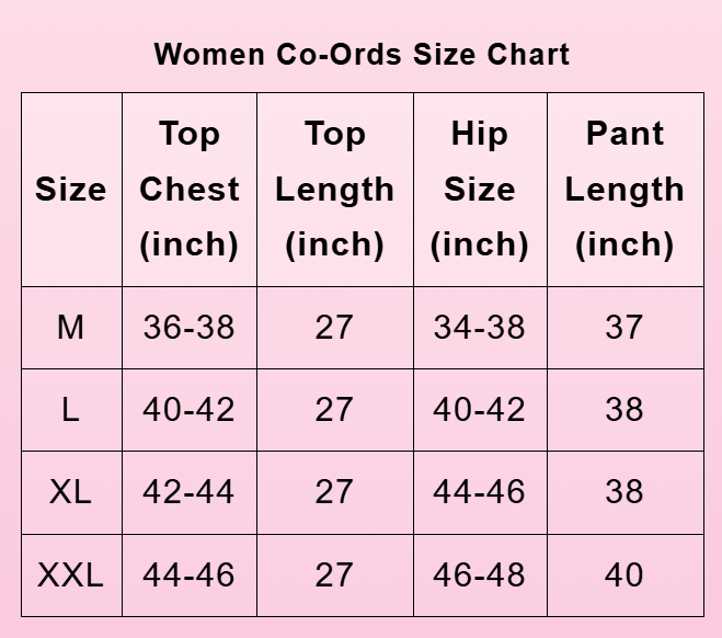 Sindhu women's co-ord set
