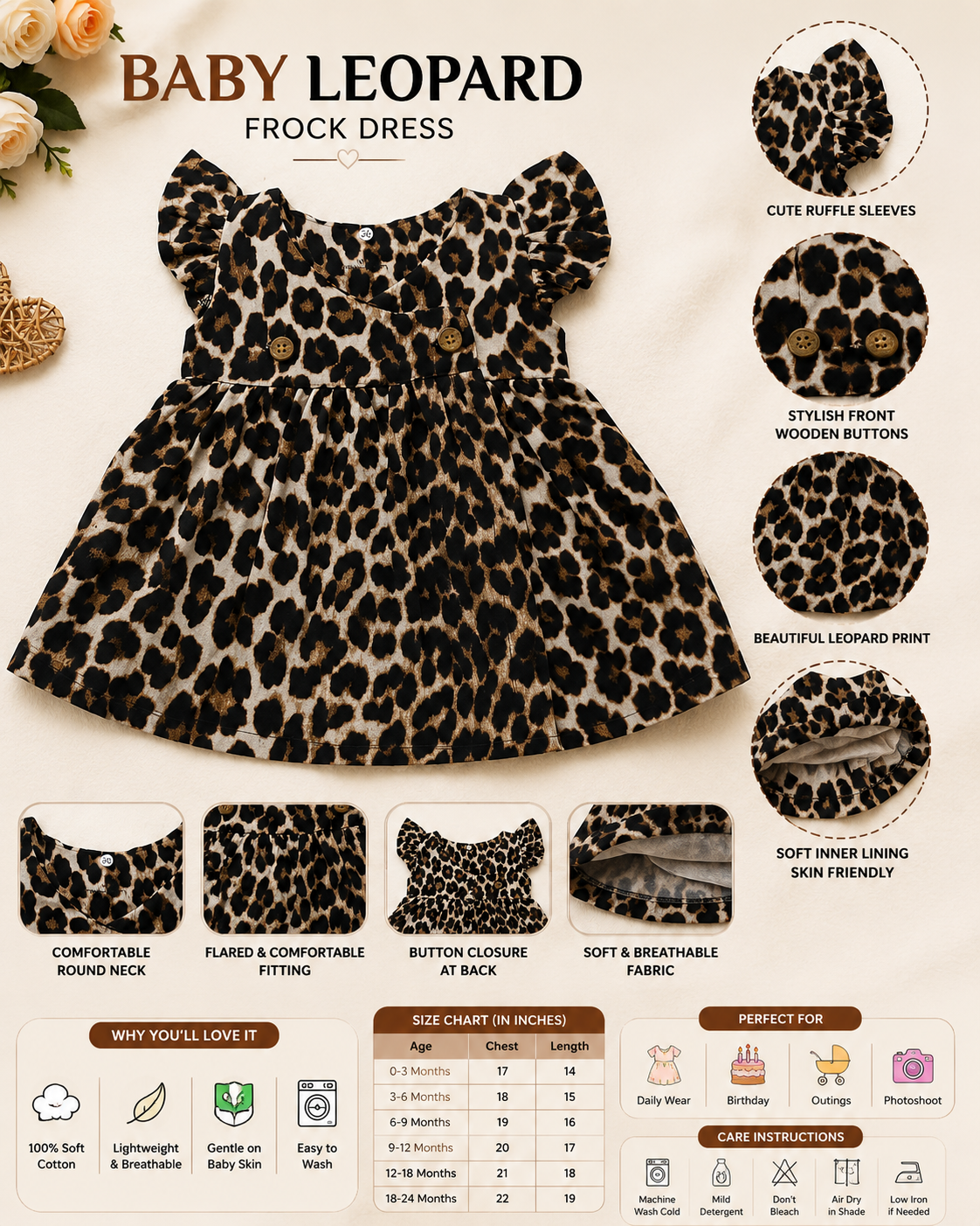 Mayili double layer Muslin frock
