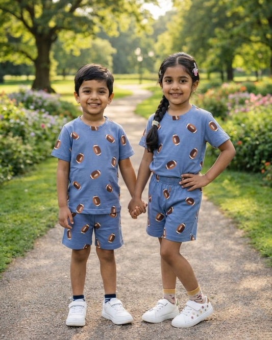 Agan 4 premium kids unisex shorts set