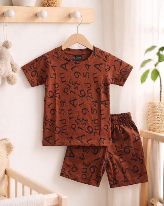 Agan 3 premium kids unisex shorts set