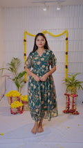 magizh premium georgette maternity kurti