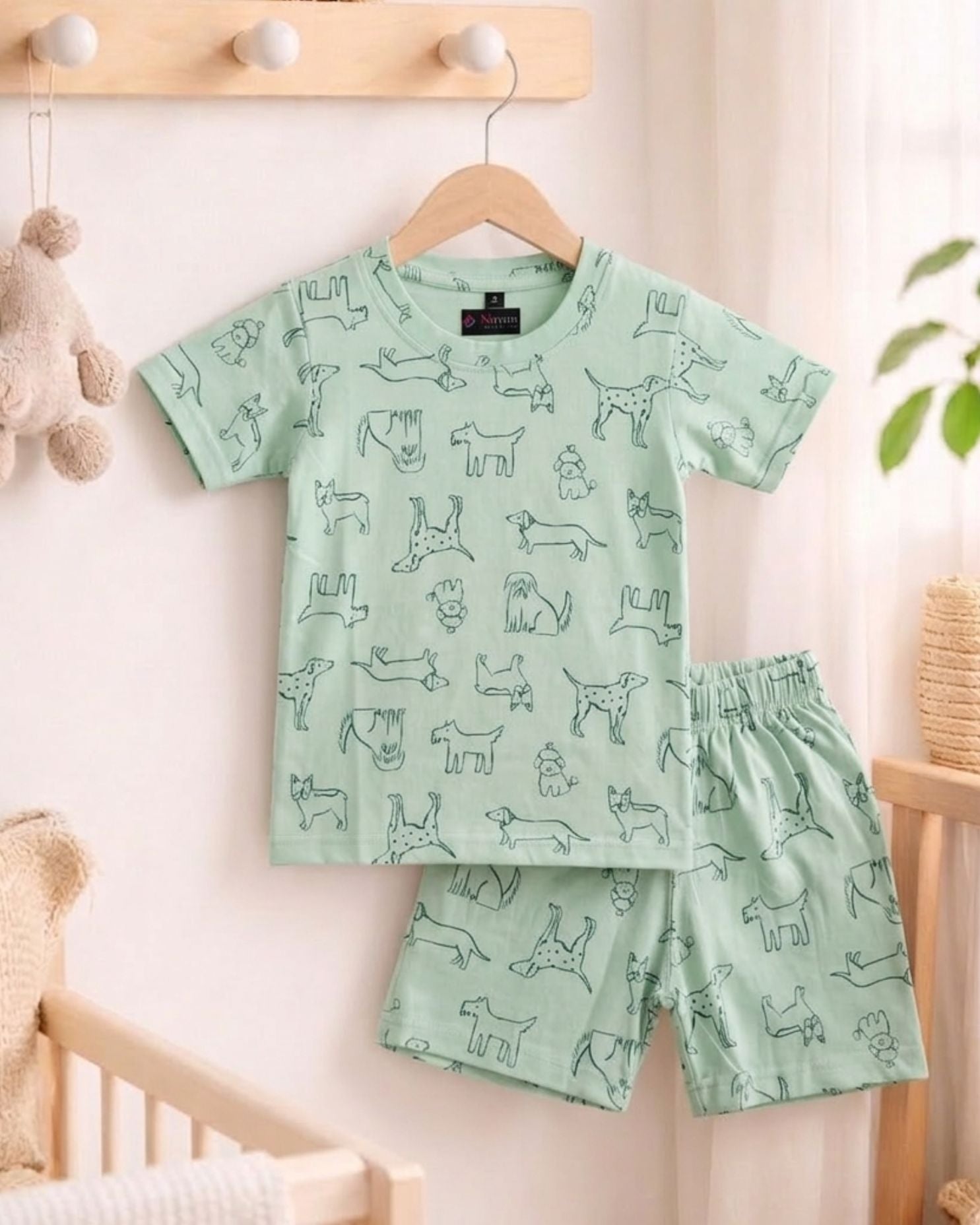 Agan 2 premium kids unisex shorts set
