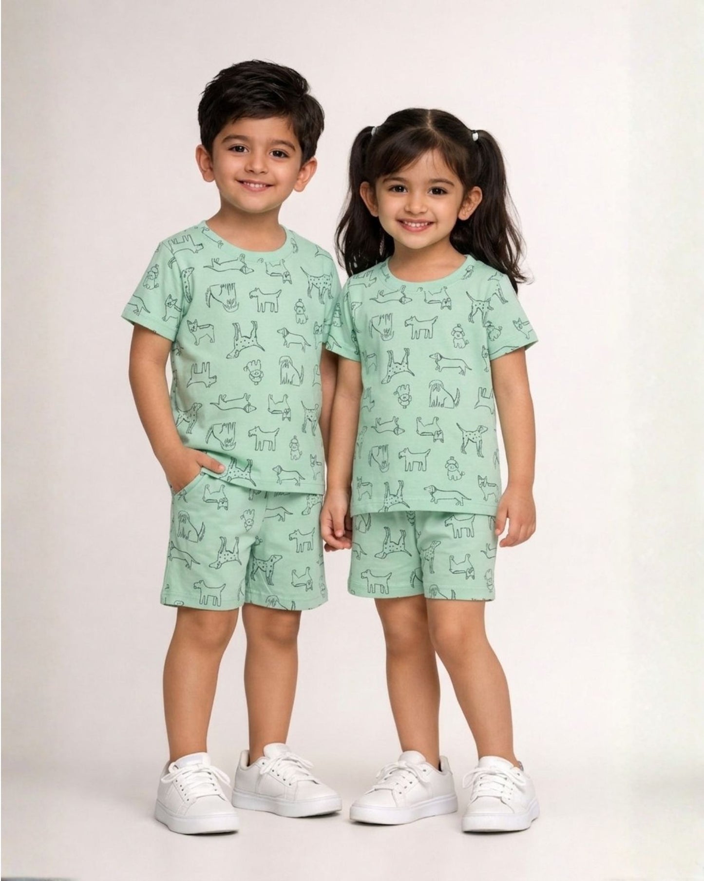 Agan 2 premium kids unisex shorts set