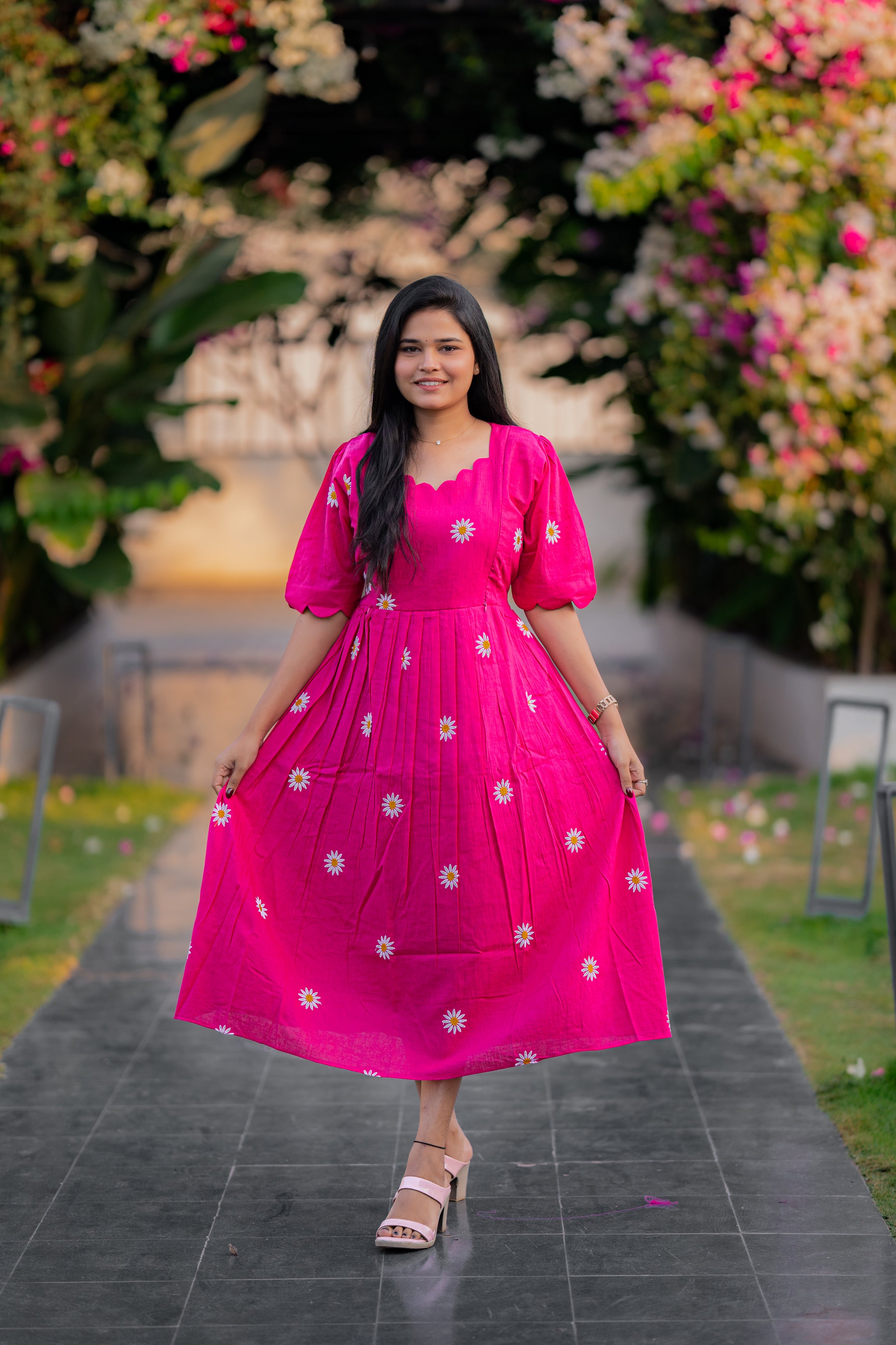 Azhagi premium cotton maternity kurti