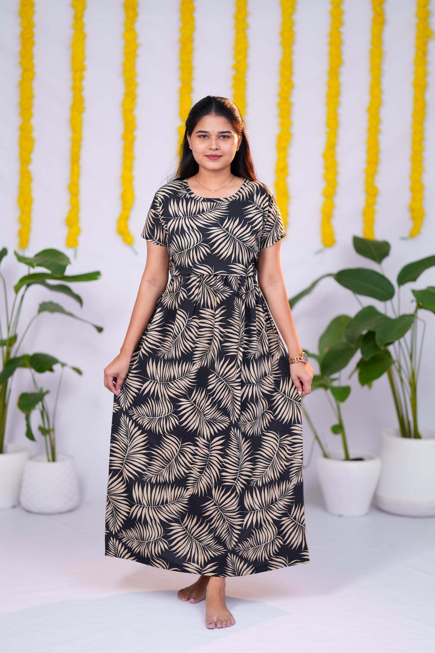 Tharika premium zipless maternity lounge wear