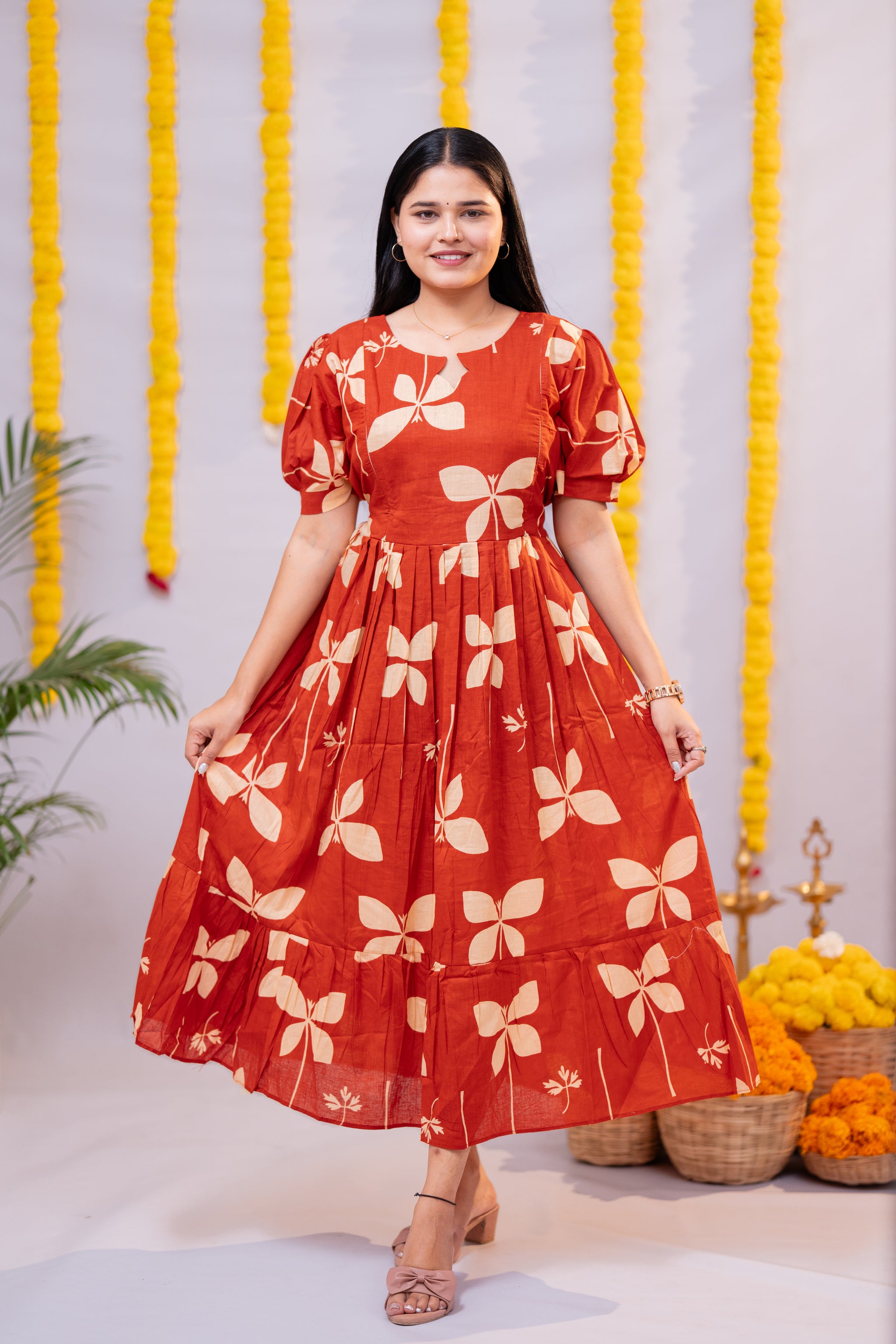 Nikitha premium cotton maternity kurti