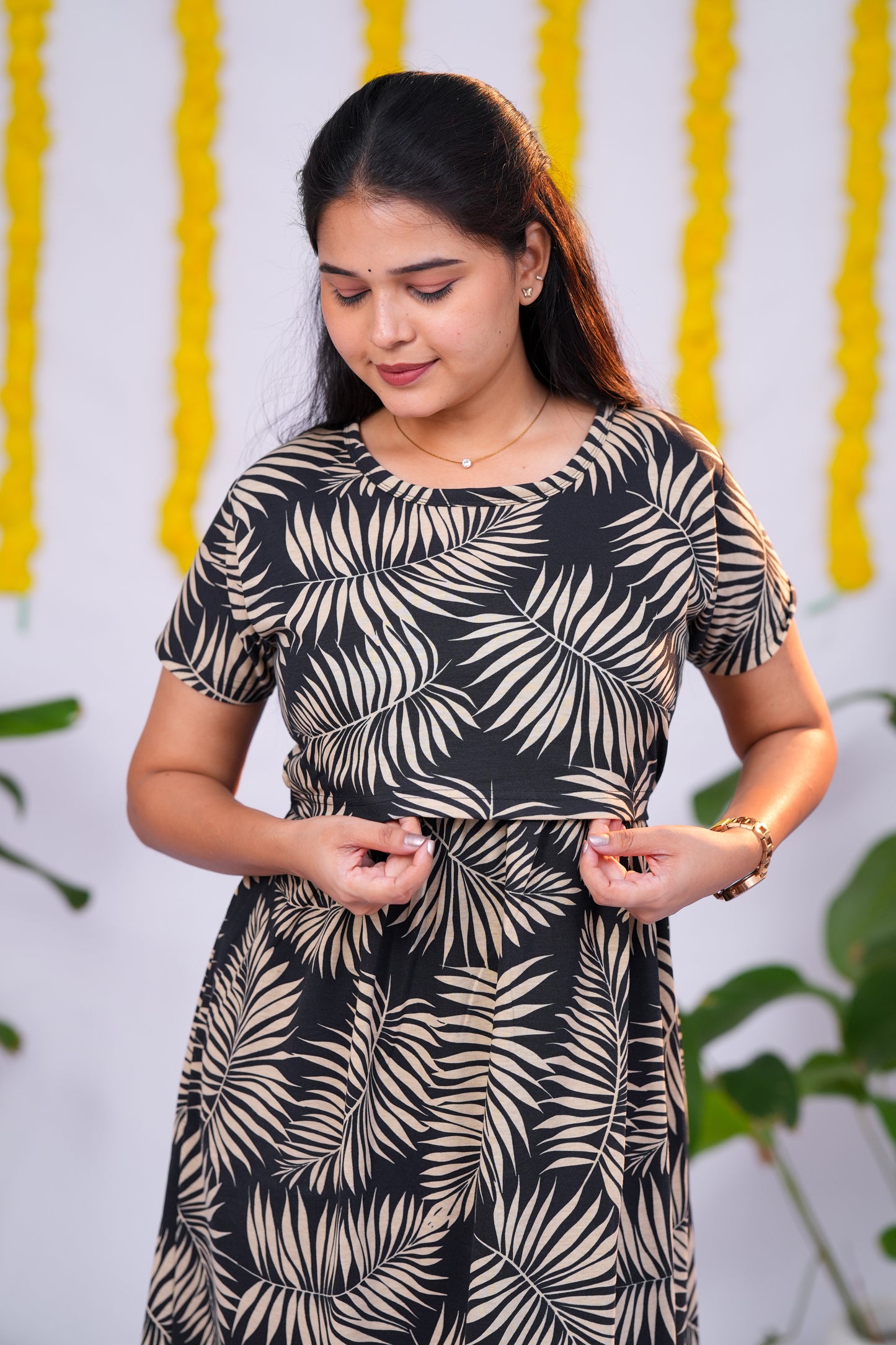 Tharika premium zipless maternity lounge wear