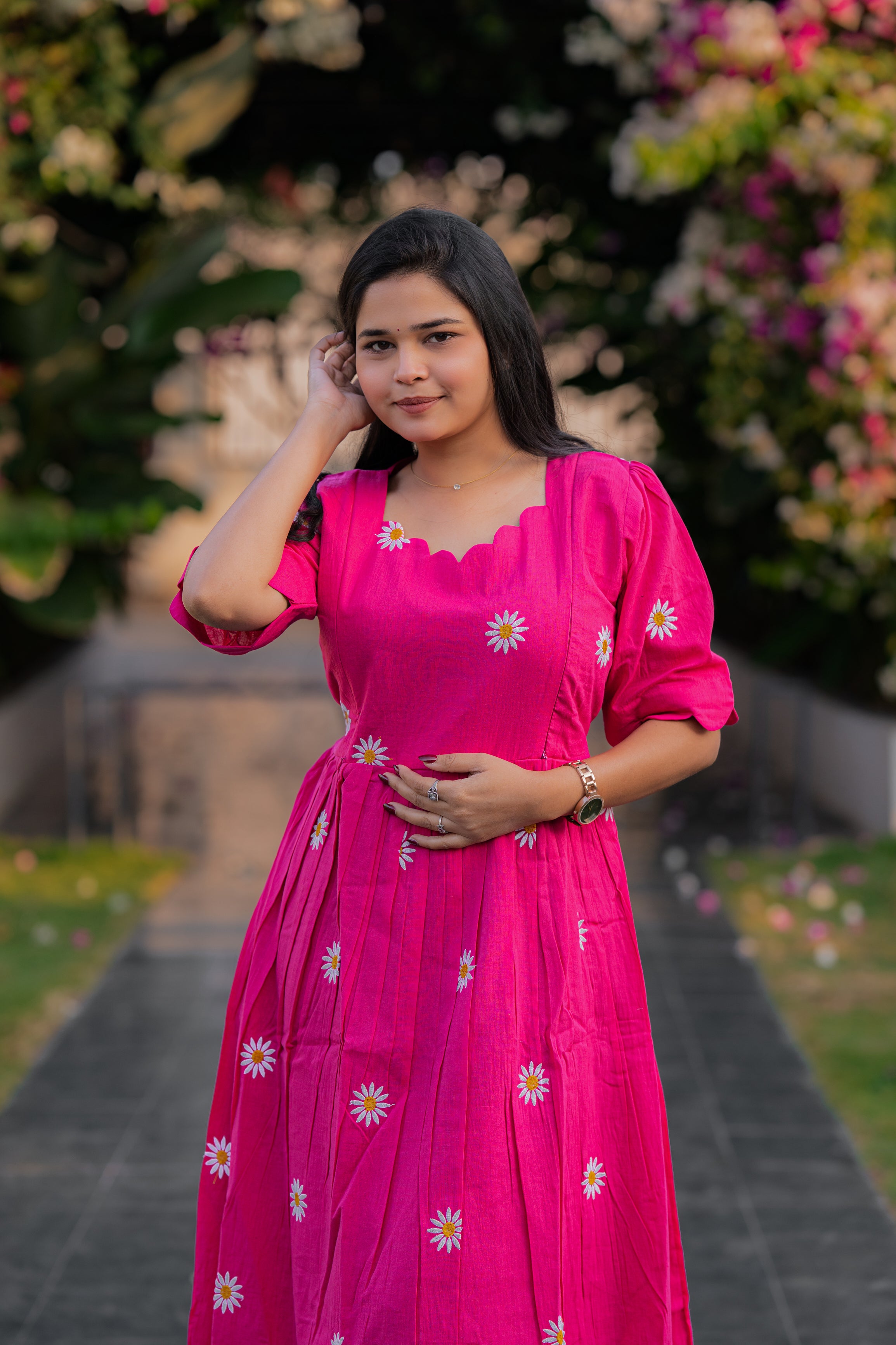 Azhagi premium cotton maternity kurti