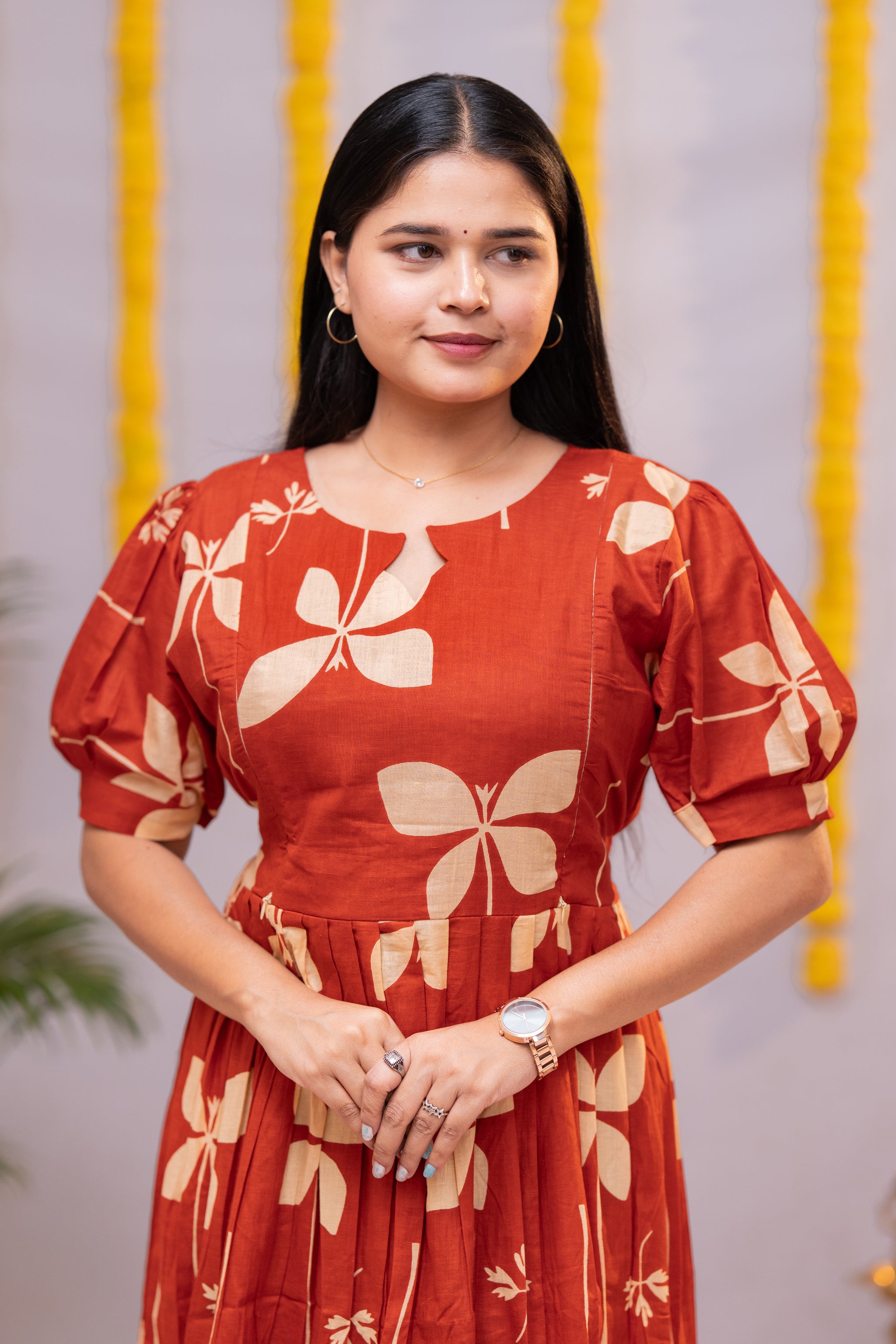 Nikitha premium cotton maternity kurti