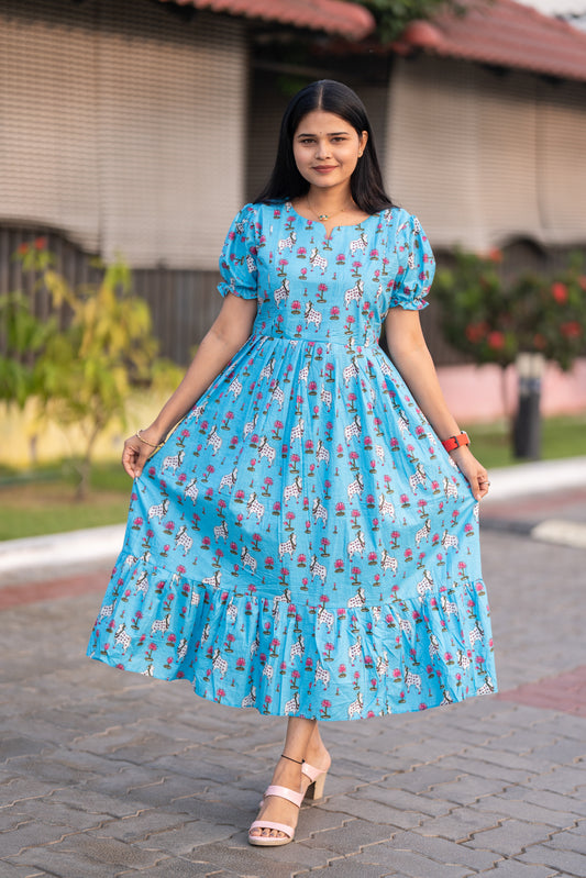 Agal premium cotton maternity kurti