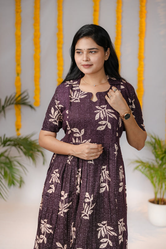 Devi premium cotton maternity kurti