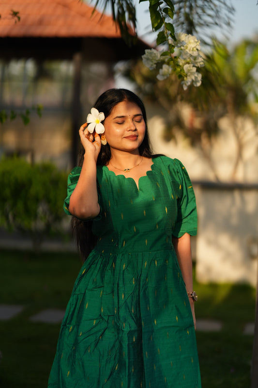 Thooriga 3 premium Raw silk maternity kurti