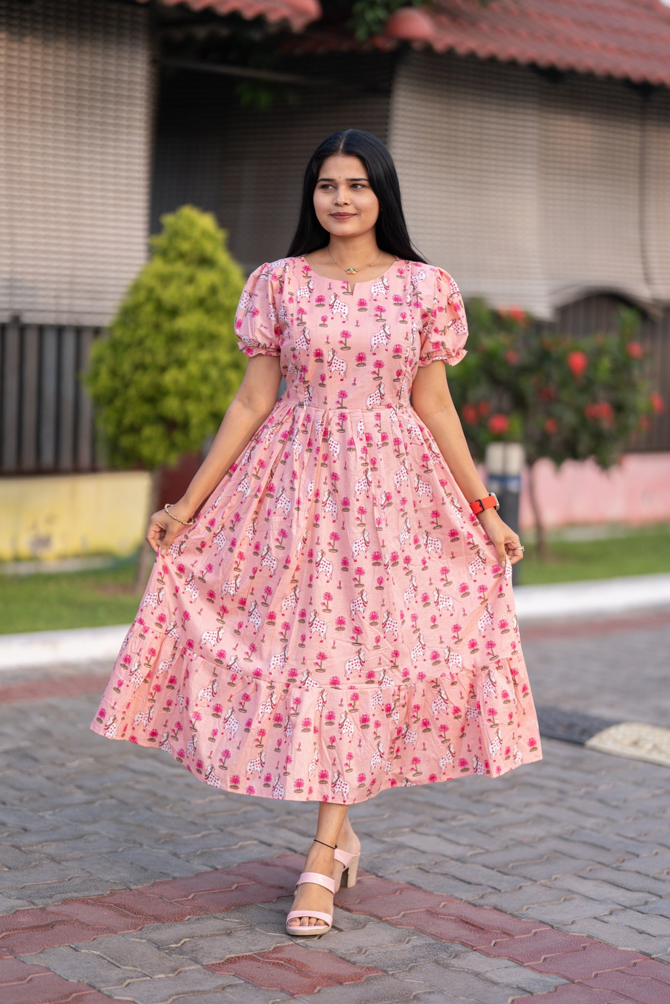 Narumugai premium cotton maternity kurti