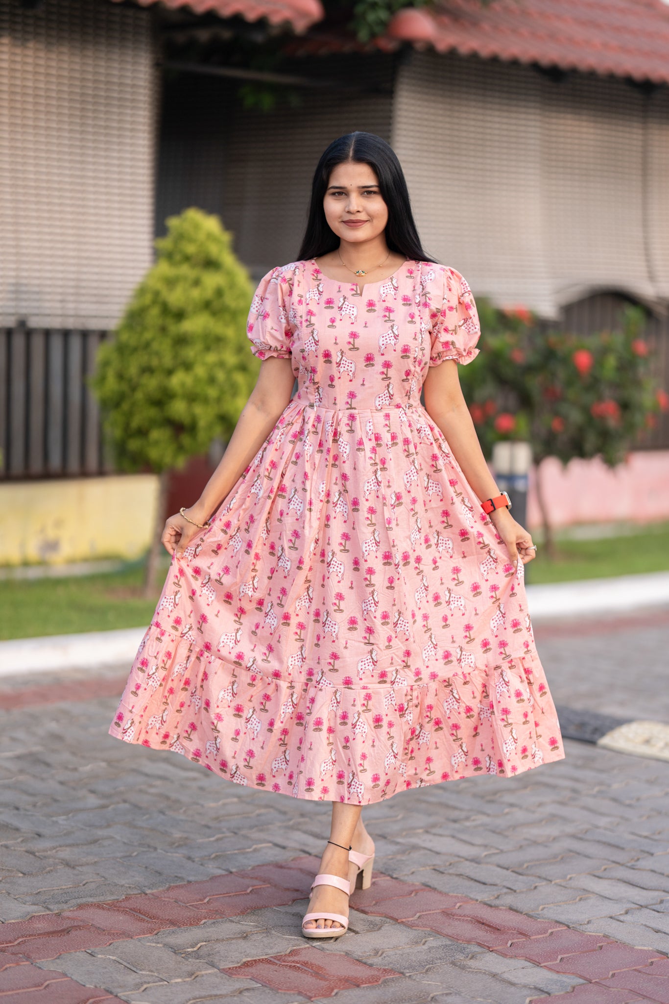 Narumugai premium cotton maternity kurti