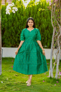 Thooriga 3 premium Raw silk maternity kurti