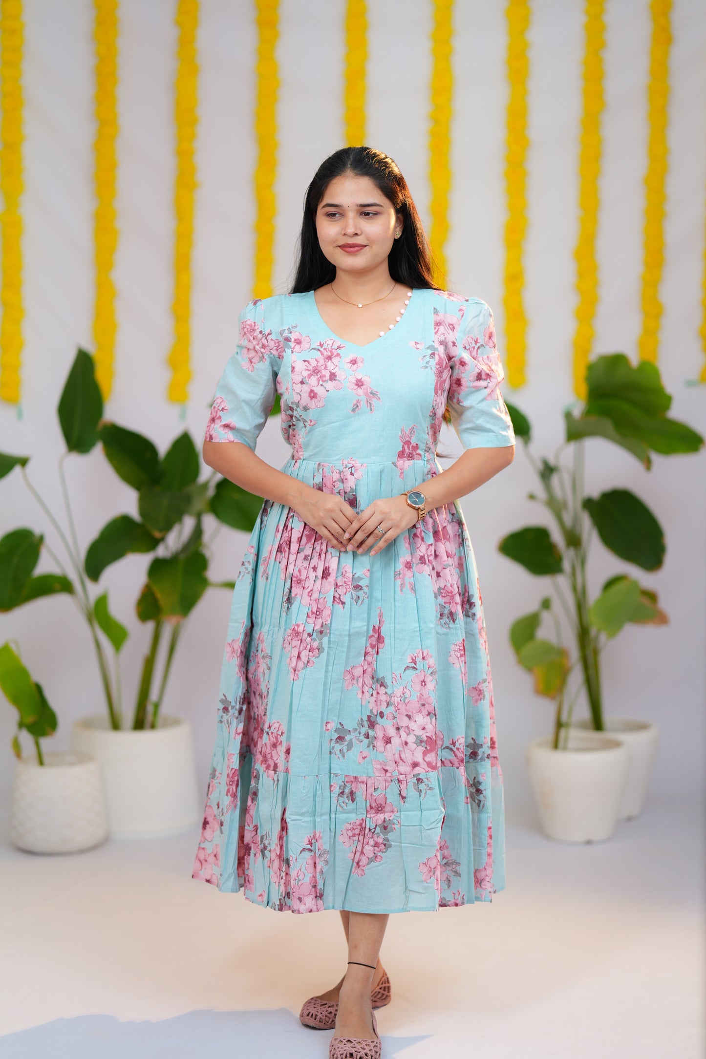 Shalini premium cotton maternity kurti