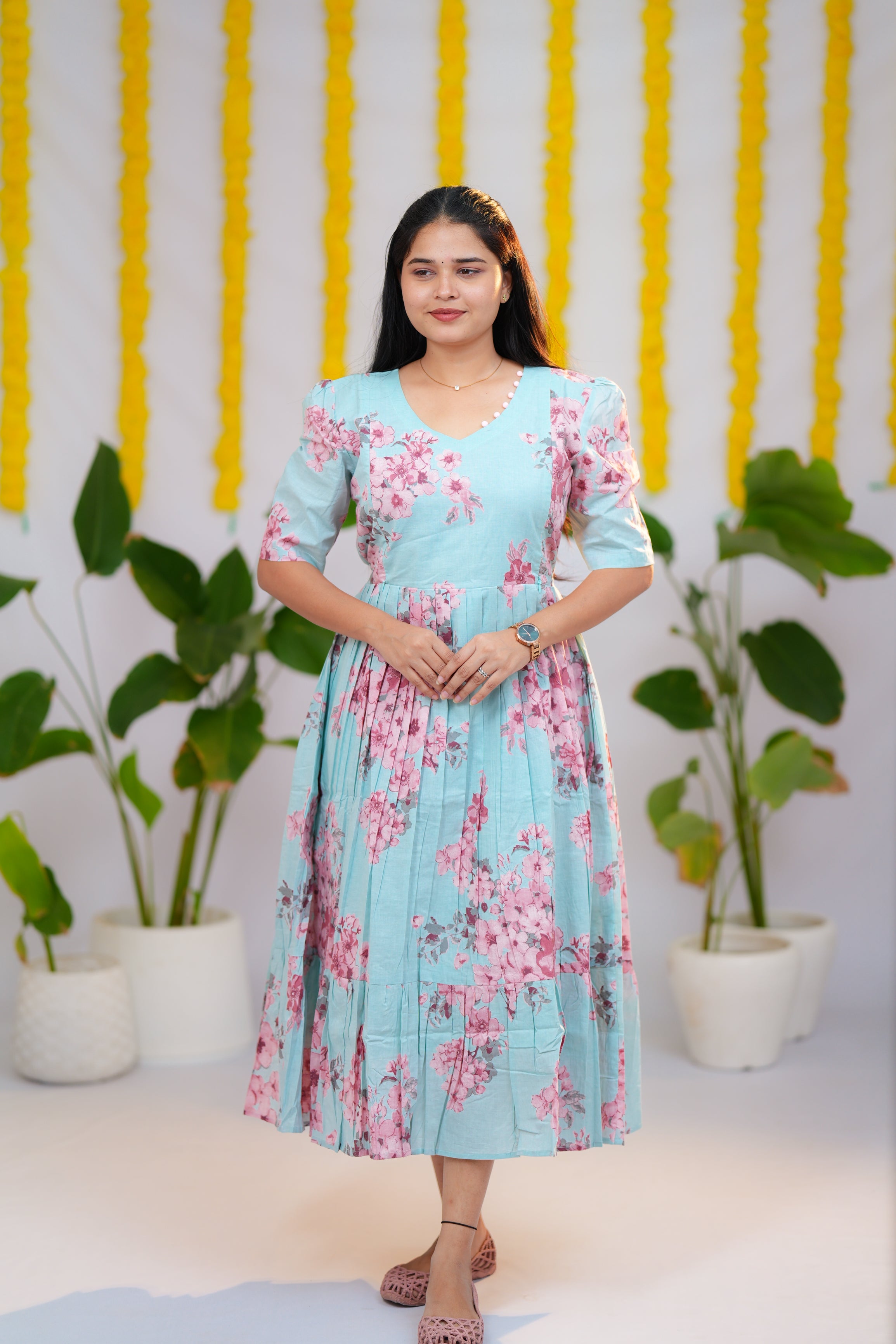 Shalini premium cotton maternity kurti