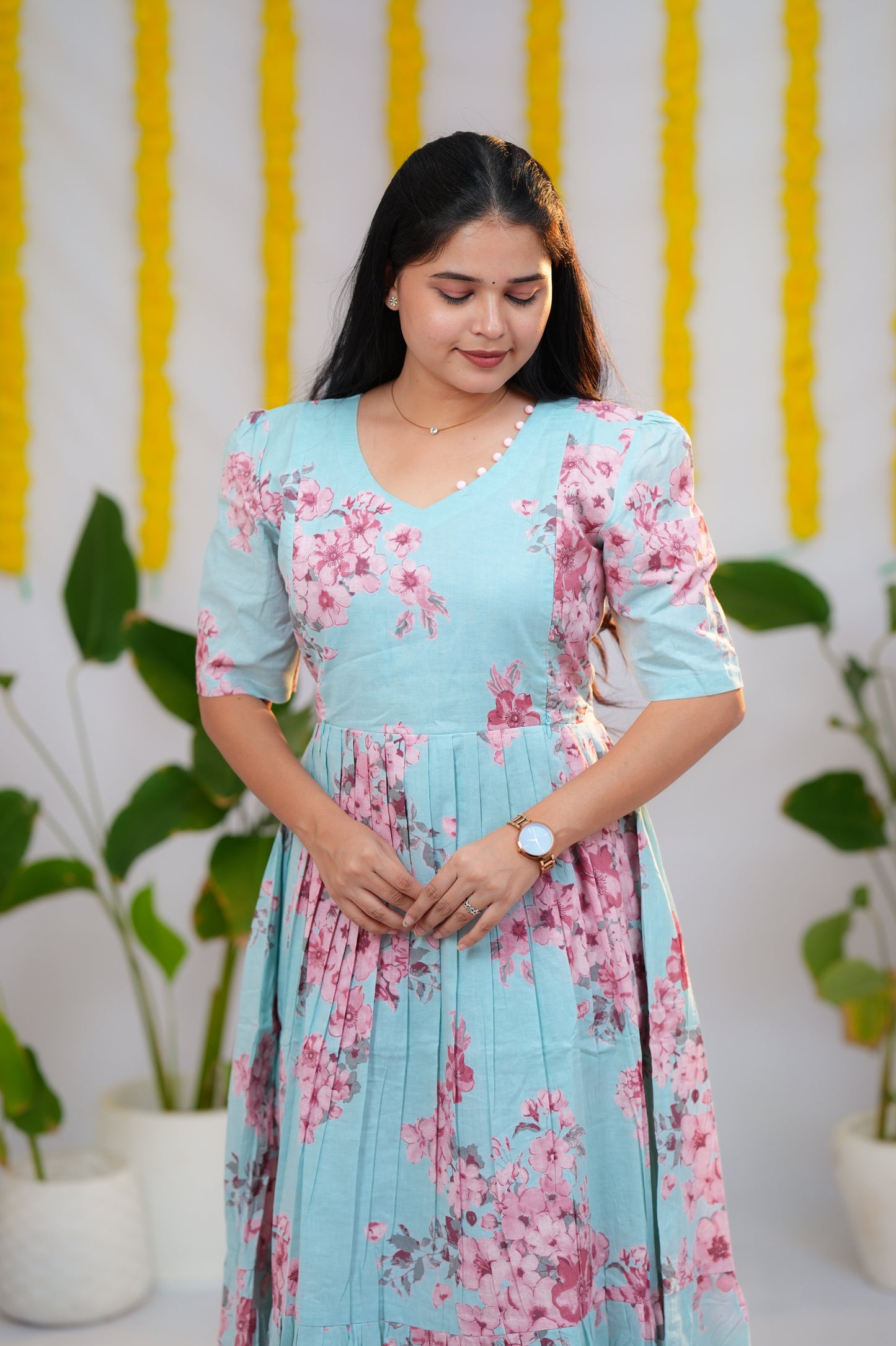 Shalini premium cotton maternity kurti
